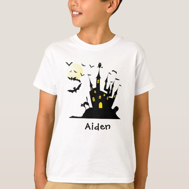 T-shirt Maison Hantée Monogrammée (Devant)