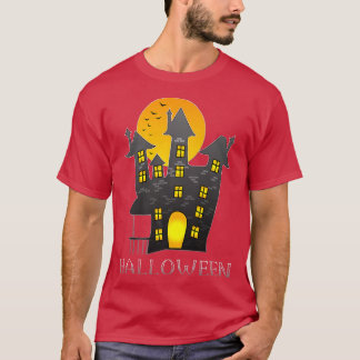 T-shirt Maison hantée pour femmes Hommes Enfants mignonne