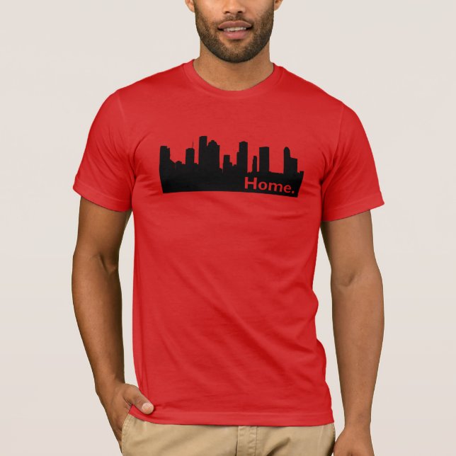 T-shirt Maison - horizon de Houston (Devant)