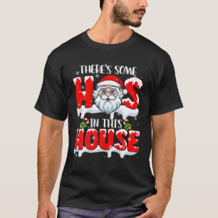 T-shirt Maison Hos Drôle Noël Père Noël Lover Matching Fam
