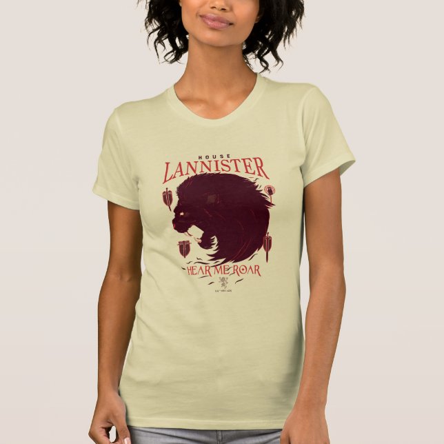 T-shirt Maison Lannister - Entendez-moi Roar (Devant)