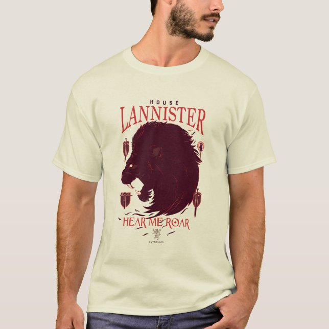 T-shirt Maison Lannister - Entendez-moi Roar (Devant)
