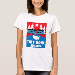 T-shirt Maison minuscule Amérique