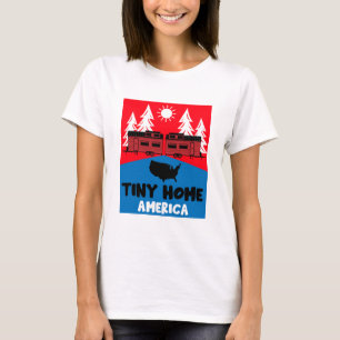 T-shirt Maison minuscule Amérique