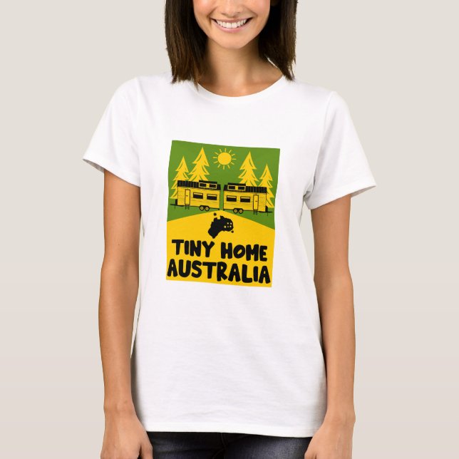 T-shirt Maison minuscule Australie (Devant)