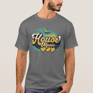 T-shirt MAISON MUSIQUE Maison Musique Chaleur bleu marine