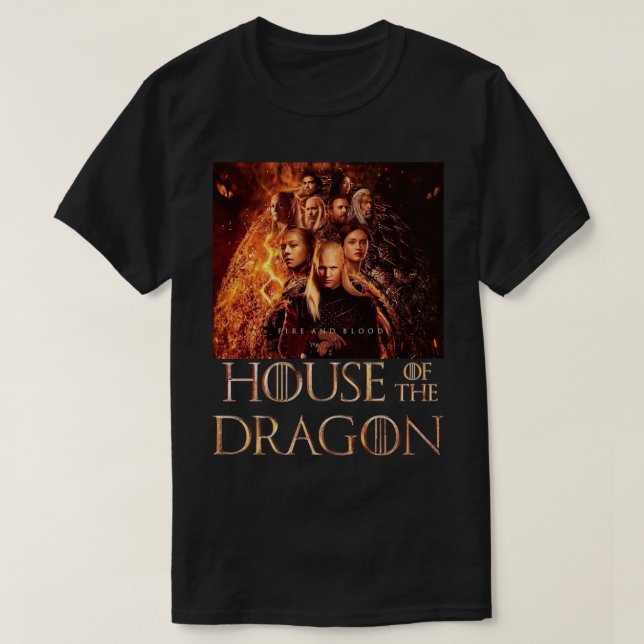 T-shirt Maison Originale Du Dragon (Design devant)
