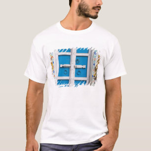 T-shirt Maison peinte en bleu, Udaipur, Rajasthan, Inde