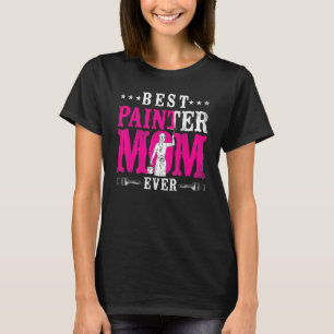 T-shirt Maison Peintre Décorateur Maman Meilleur Peintre M