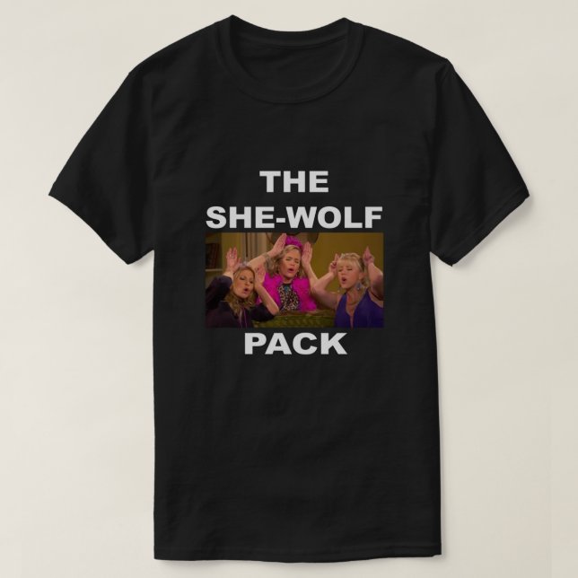 T-shirt maison plus complète - elle pack loup Classique (Design devant)