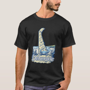 T-shirt Maison Rétro Delaware État DE Nature Coucher de so