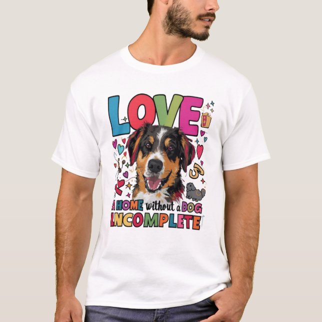 T-shirt Maison sans chien incomplète (Devant)