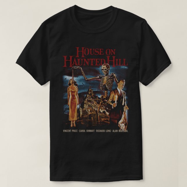 T-shirt Maison sur Haunted Hill (Design devant)