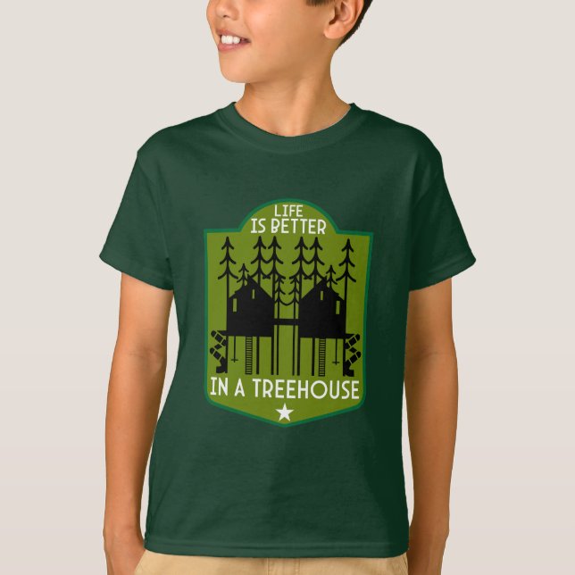 T-shirt Maison Treehouse (Devant)