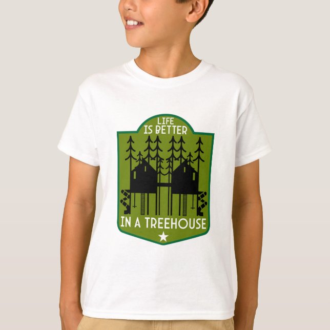 T-shirt Maison Treehouse (Devant)