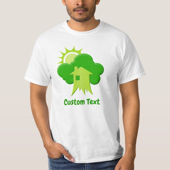 T-shirt Maison verte (Devant)