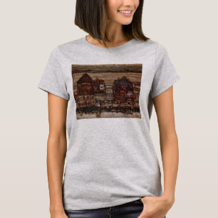 T-shirt Maisons avec blanchisserie par Egon Schiele