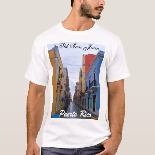 T-shirt Maisons colorées du Vieux San Juan Porto Rico