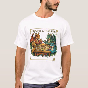 T-shirt Maisons de dragon drôles et art fantastique d'huma