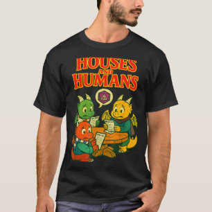 T-shirt Maisons de jeu et humains drôle Rpg Gamer Hommes g