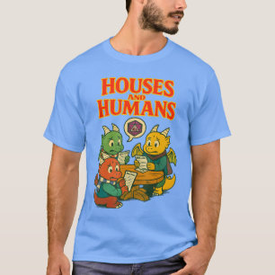 T-shirt Maisons de jeu et humains drôle RPG Gamer Hommes G