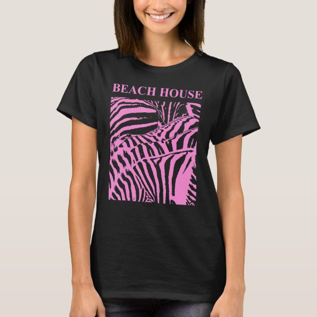 T-shirt Maisons de Plage Pour Hommes Femmes (Devant)