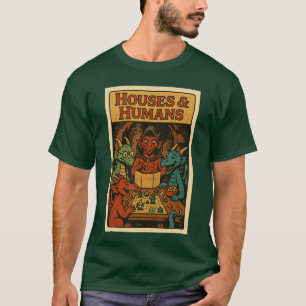 T-shirt Maisons et Humains Drôle RPG Joueur Nerd Jeux Homm
