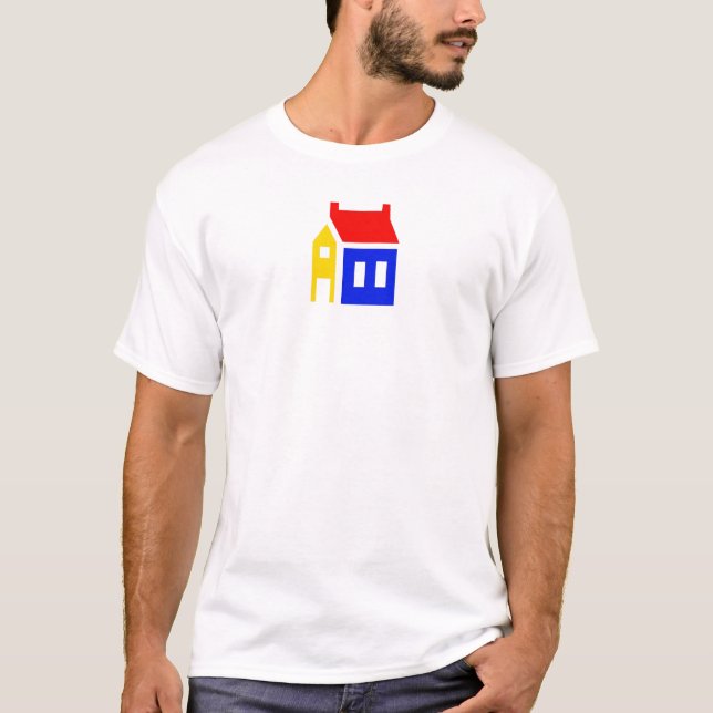 T-shirt Maisons manufacturées faites sur commande (Devant)