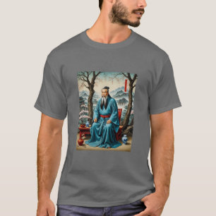 T-shirt Maître antique en fleurs Art Tee