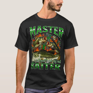 T-shirt Maître Appât Humour Pêche Carpe Angler