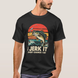 T-shirt Maître Appât Je le Branle à Chaque Occasion Je Pêc