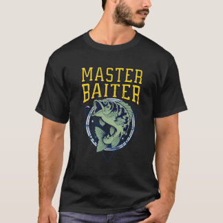 T-shirt Maître Baiter Pêche Fisher Plaisanterie Inappropri