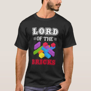 T-shirt Maître Constructeur Bâtiments Blocs Seigneur Des B
