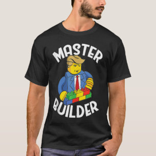 T-shirt Maître Constructeur Blocs de Construction Hommes F