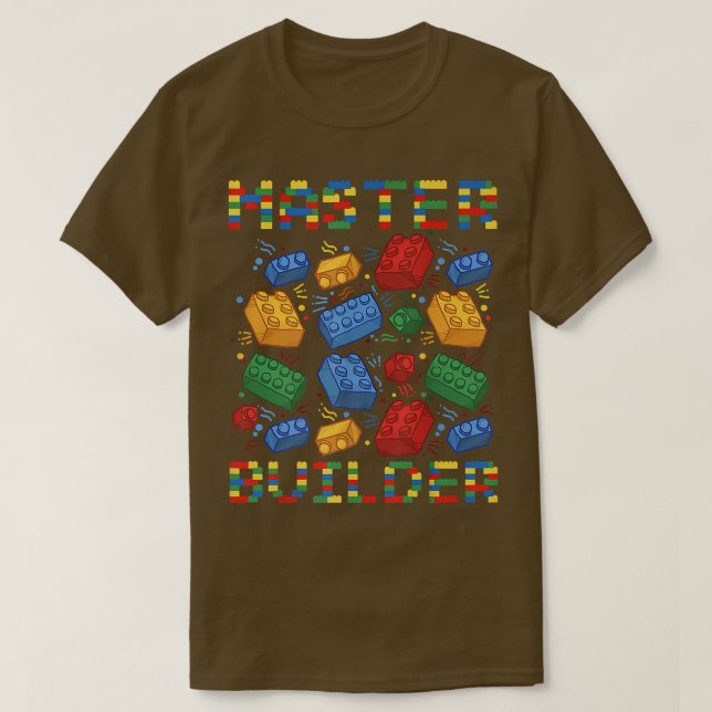 T-shirt Maître Constructeur Funny Bâtiments Cadeaux Pour G (Design devant)