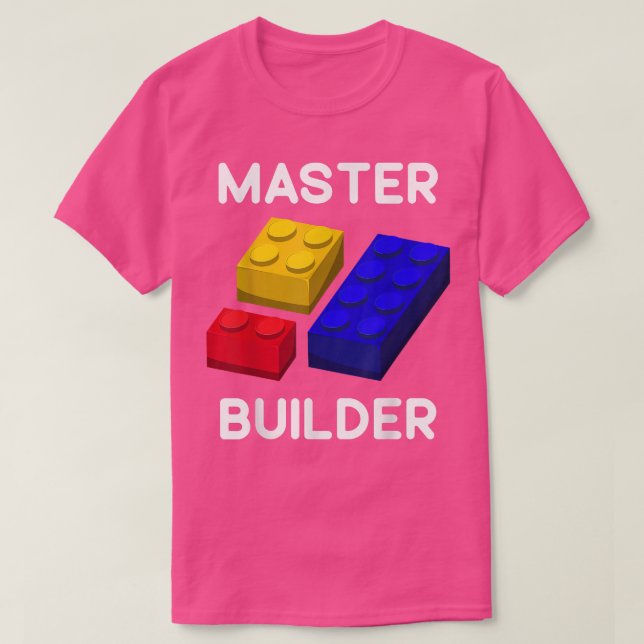 T-shirt Maître Constructeur Maillot Bâtiment Enfants Jouet (Design devant)