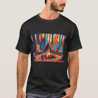 T-shirt Maître culinaire du feu de camp