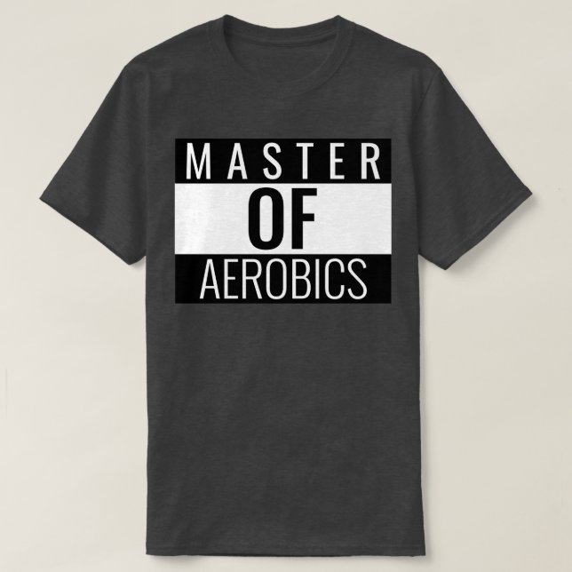 T-shirt Maître d'aérobic (Design devant)