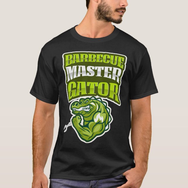 T-shirt Maître de barbecue Gator (Devant)