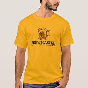 T-shirt Maître de Brew - la vie est trop courte pour boir