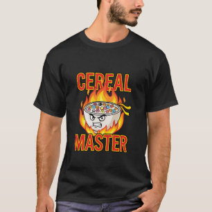T-shirt Maître de céréales drôle de petit-déjeuner