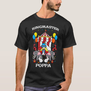 T-shirt Maitre de cirque Poppa Personnel d'événement de ci