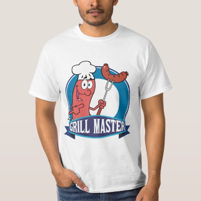 T-shirt Maître de gril de saucisse (Devant)