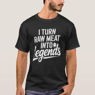 T-shirt Maître de grill BBQ Barbecue Grillardin de viande