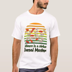 T-shirt Maître de jardin de bonsaï Art Rétro de jardinier