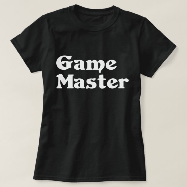 T-shirt Maître de jeu (Design devant)