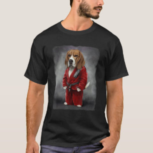 T-shirt Maître de judo karaté du chien Beagle classique en