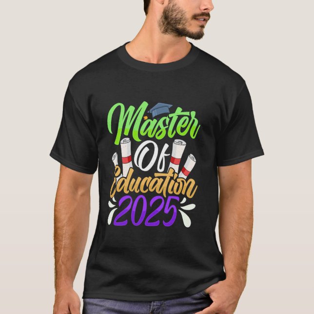 T-shirt MAÎTRE DE L'ÉDUCATION 2025 Enseignants de master (Devant)
