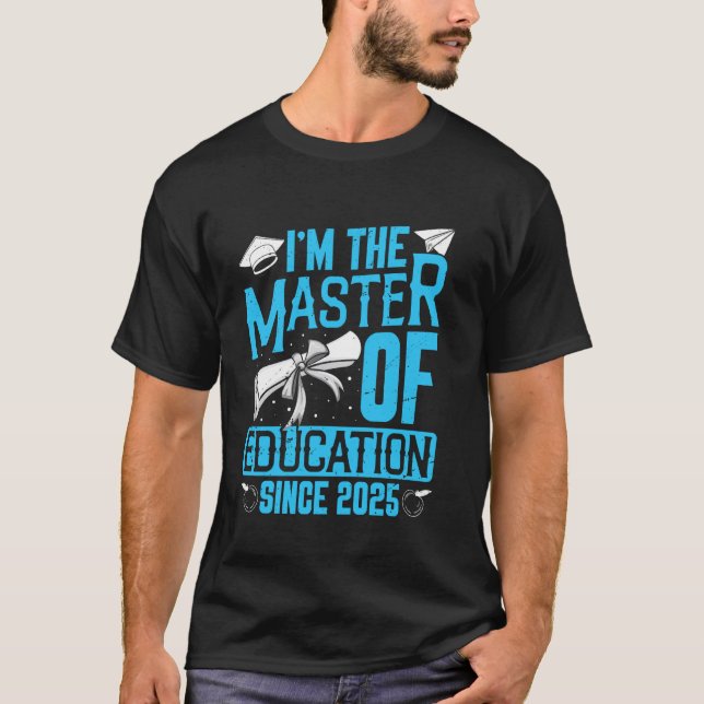 T-shirt MAÎTRE DE L'ÉDUCATION 2025 Enseignants de master (Devant)