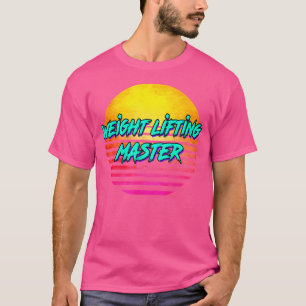 T-shirt Maître de levage de poids des années 1980